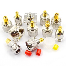 射频同轴连接器RPSMA N转SMA-JJ KK JK KJ KKF公母转接头正反极