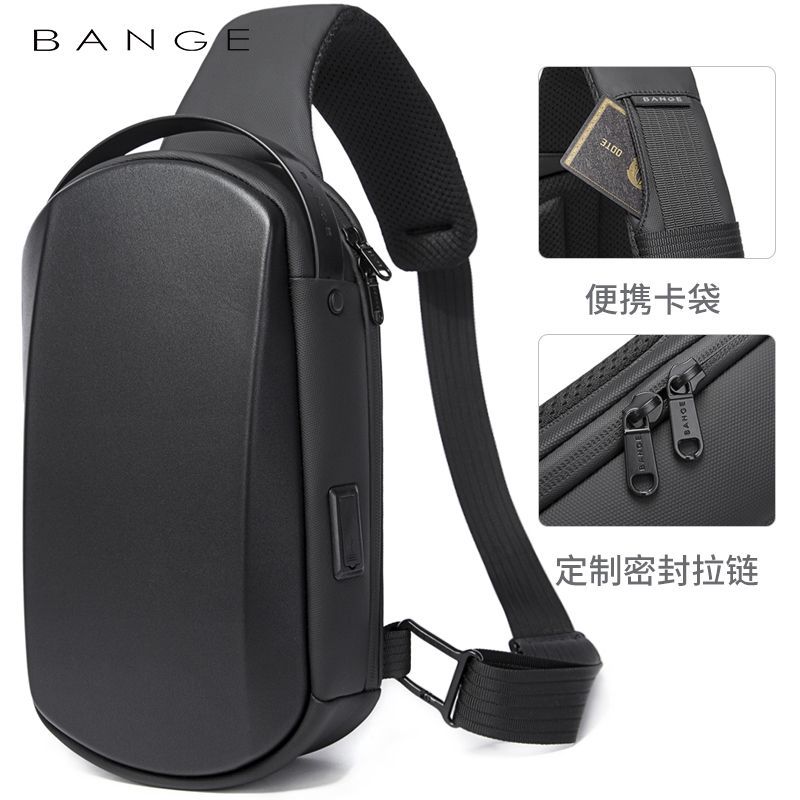 Bangge new men's chest bag waterproof ev...