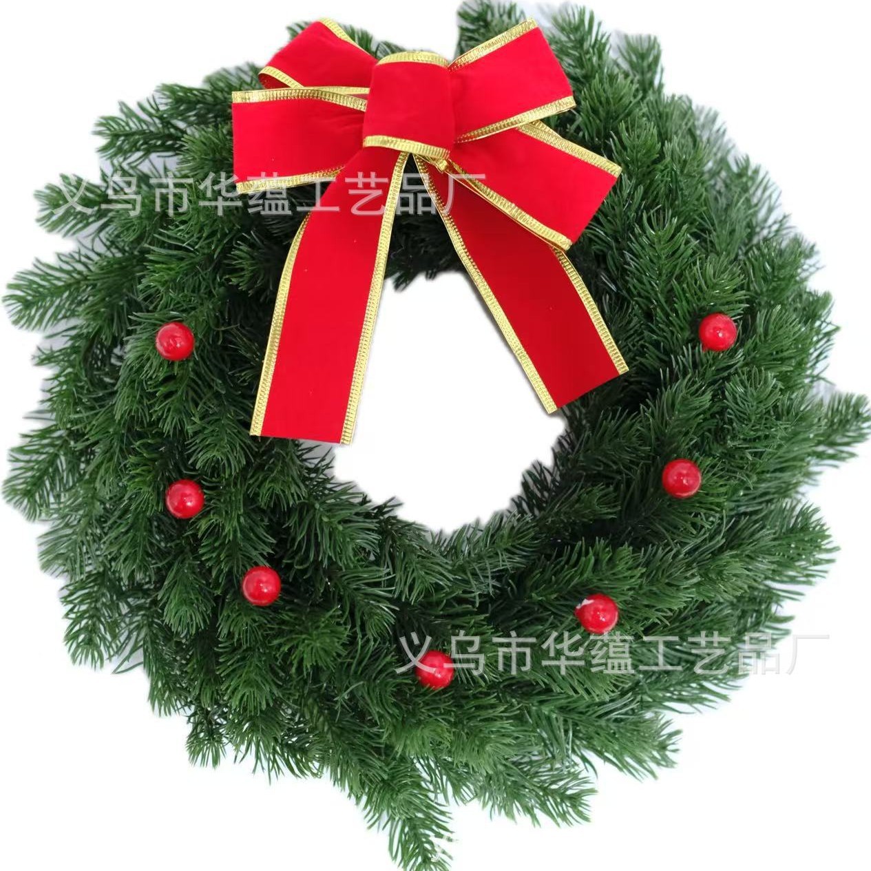 Navidad transfronteriza guirnaldas de navidad árbol de navidad decoraciones de navidad puertas y ventanas armario colgantes de pinos simulación accesorios de bola de navidad