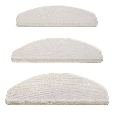 Avtomobil döşəmə paspasları — tread mat, non-slip and wear-resistant - imitation-sisal-beige-curved-shape-6524cmimitation-sisal-stair-mat-default-flat-panel-type-without-curves