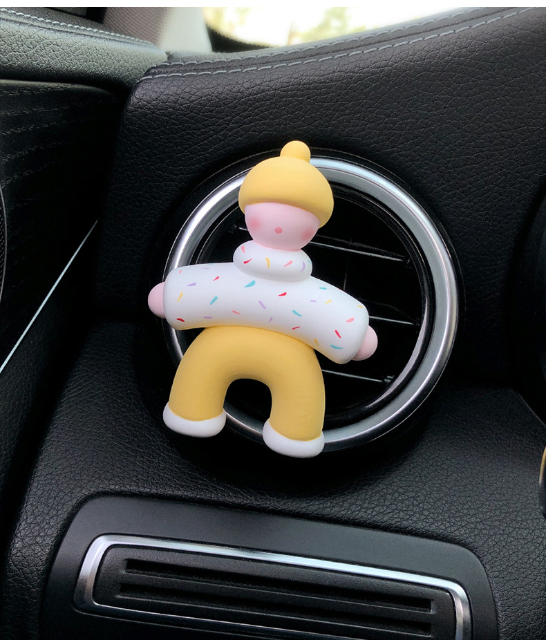 2025 New Villain Car Aromatherapy Car Perfume Air Vent Decoration Diffusing Stone Car Interior Ornament for Women