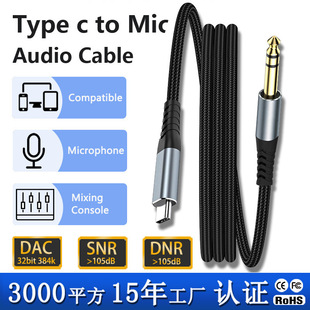 6.35�DTYPE-C�m�ð�׿�O���֙C�D�Ӿ�USB C to 6.35m Audio Cable