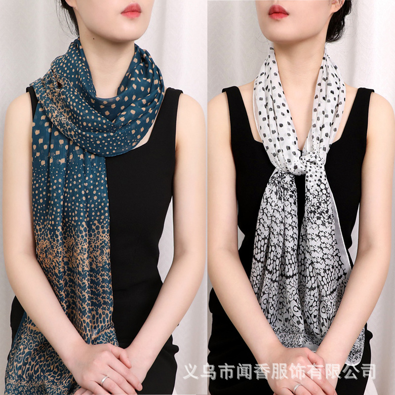 Universal light and thin breathable shiffon keep warm scarf