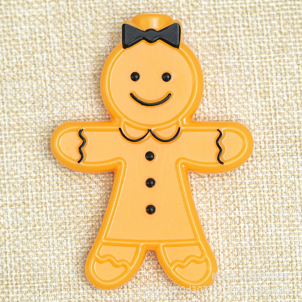 姜饼人led彩灯串灯配件挂件圣诞装饰插件玩偶仿真节日灯