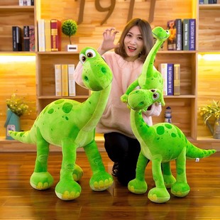 Standing Printed Dinosaur Plush Toy Tyrannosaurus Rex Cute Cartoon Companion Doll for Girls Birthday Gift Doll