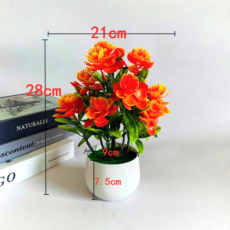 仿真植物盆栽假花盆栽廠家直供12朵睡蓮仿真荷花盆景綠植擺件