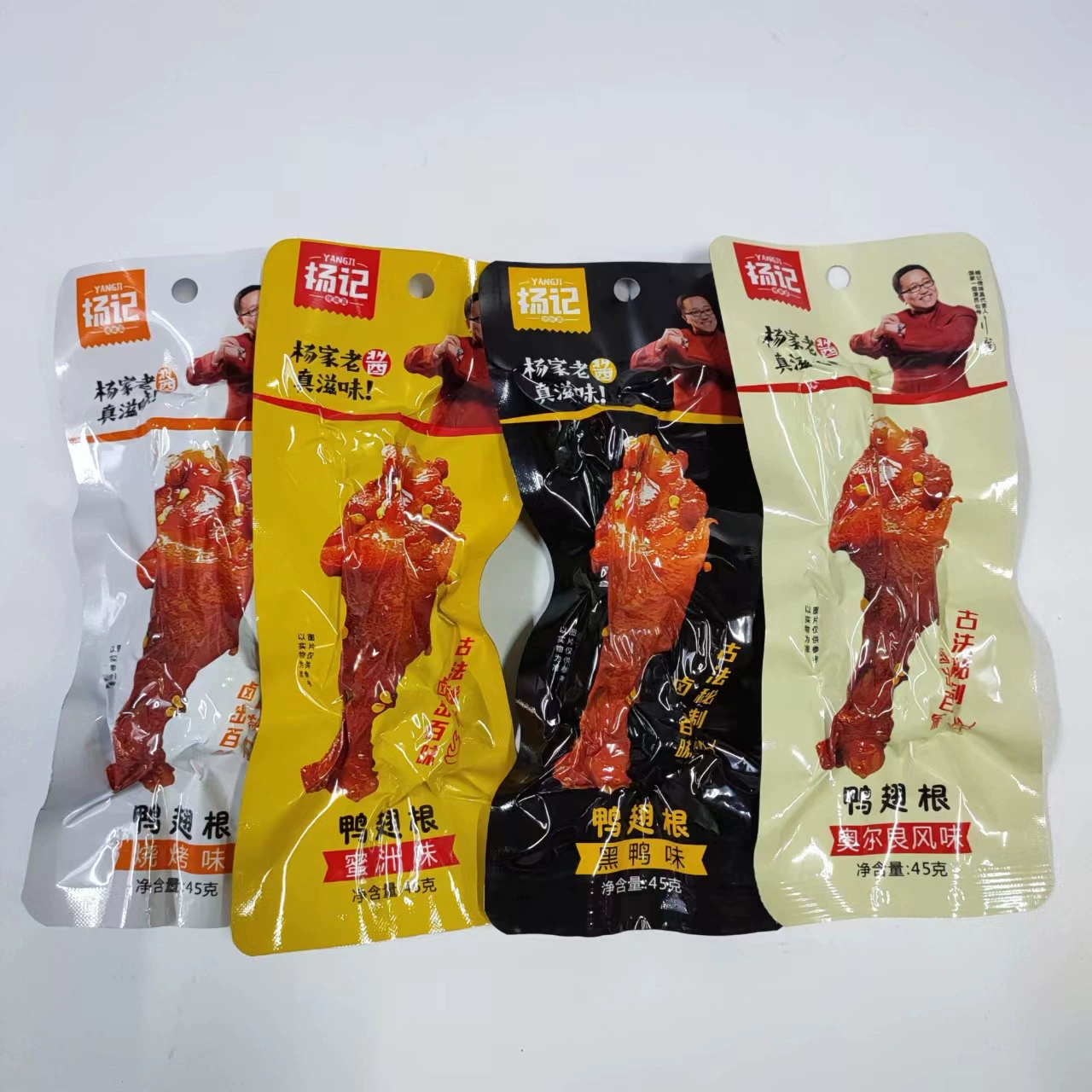 Ян Цзи утиное крыло корень мед барбекю аромат 45 г галоген путешествия ностальгические детские досуг закуски вся коробка 150 оптом