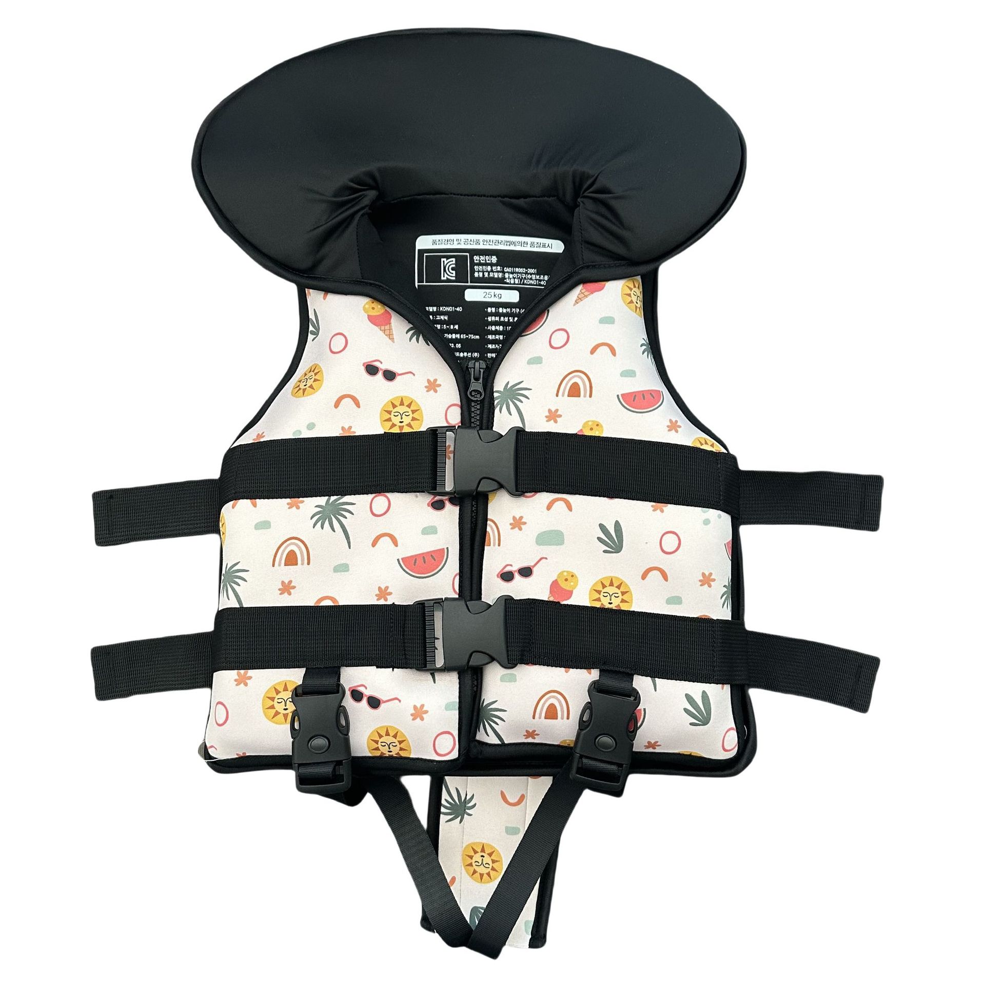 婴儿儿童救生衣大浮力背心救生衣水上用品游泳辅助护颈儿童救生衣