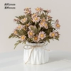 Purple Coffee French Sunflower Butterfly Ceramic White