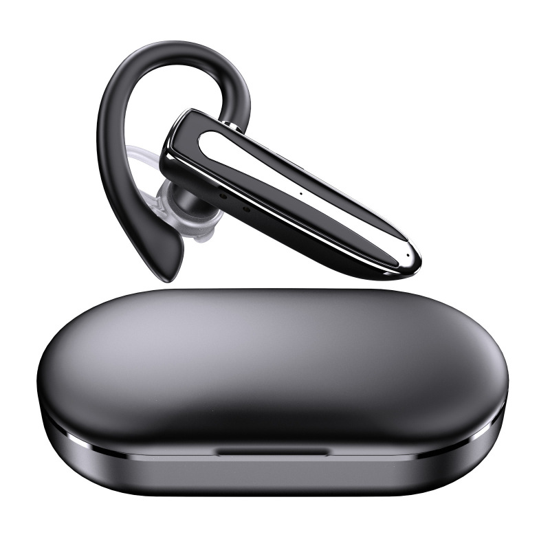 Amazonの新しい片耳Bluetoothヘッドセット、ワイヤレスインイヤーノイズリダクション通話、大容量バッテリー、耳掛け型ビジネスAI翻訳|undefined