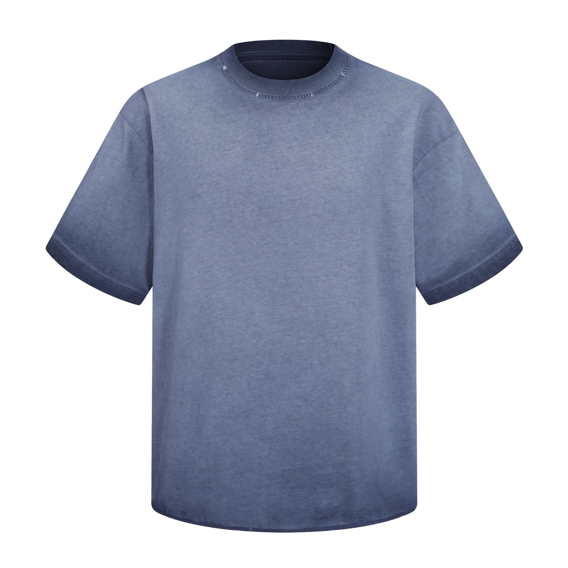 Chain tide2026 nuevo verano retro americano lavados con agua pantalones cortos de manga corta set corto set de verano camiseta de manga corta hombre image 12