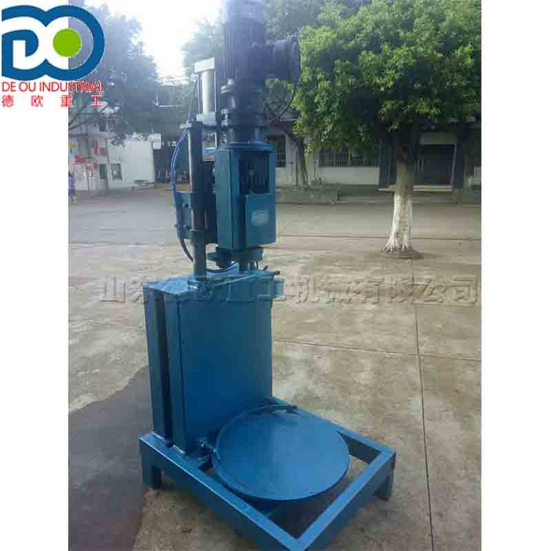 立式油桶切割机圆桶滚动剪切铁皮压平设备半自动废旧油桶开盖机