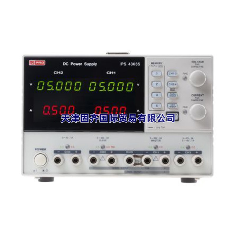 RS PRO 123-3561 IPS 4303S可编程直流电源,输出电压 0-30V,195W