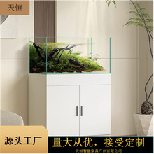 天恒鱼缸柜底柜非实木家用隔断方柜架子底座柜子承重定做收纳架