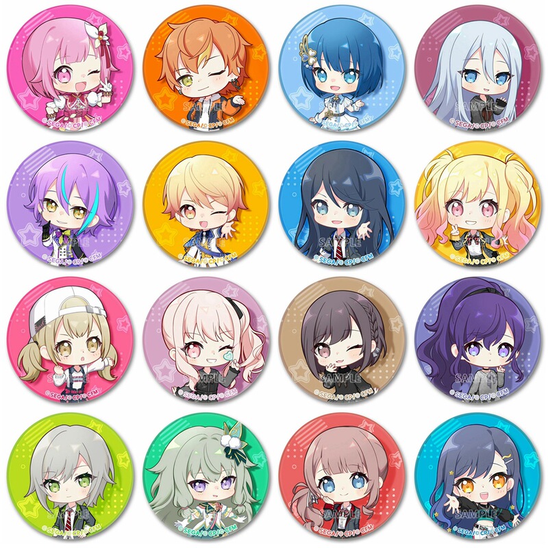 Project SEKAI COLORFUL STAGE! Metal badges featuring Kamishiro Rui, Yoisaki Kanade, and Tenma Shiba, custom-made from your own images Project SEKAI COLORFUL STAGE! Metal badges featuring Kamishiro Rui, Yoisaki Kanade, and Tenma Shiba, custom-made from your own images