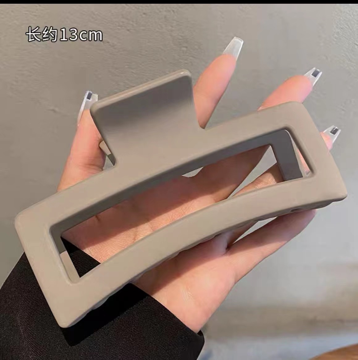 Clip de tiburón grande, clip de agarre para el cabello de placa de sensación de alta calidad, horquilla de temperamento, nuevo estilo, horquilla de gran volumen, tocado de primavera y verano, mujer