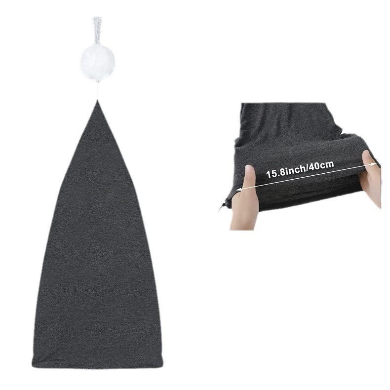 Новая мужская шляпа длинная с белым меховым шаром, sleeping hat, можно подстроить под родительско-детскую модель