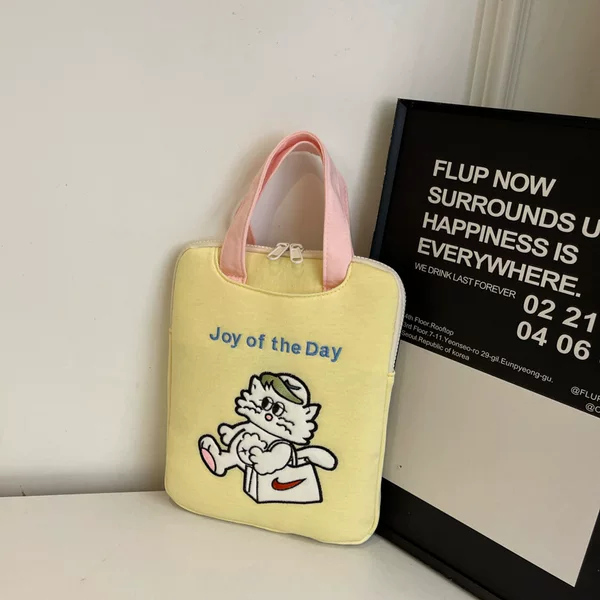 Fashionable Handbag for Women, New Cartoon Style Student Lunch Bag, Large Capacity Portable Small Tote Bag for Outings, Office Worker Bag