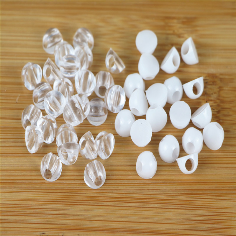 10毫米平底皮筋扣韩版饰品发圈制作材料发饰配件diy塑料皮筋扣