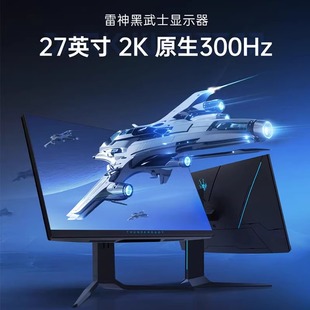 Raytheon Black Samurai 27 Inch Fast IPS 2K 300Hz Gaming Computer Monitor DQ27F300L