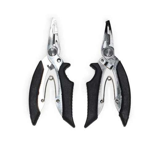 Fishing pliers, multi-functional lure pliers, curved nose pliers, fishing scissors, hook pliers, powerful horse fishing line scissors, fishing gear