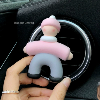 Villain Car Aromatherapy Car Perfume – Car Perfume Aromatherapy - gray-powder-little-man