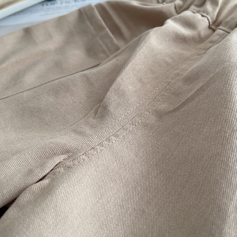 Ensemble d été pour garçon avec col tailleur et manches courtes_voghion.com