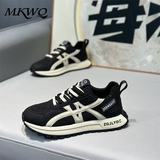 Летние туфли, универсальная дышащая трендовая высокая низкая повседневная обувь на платформе