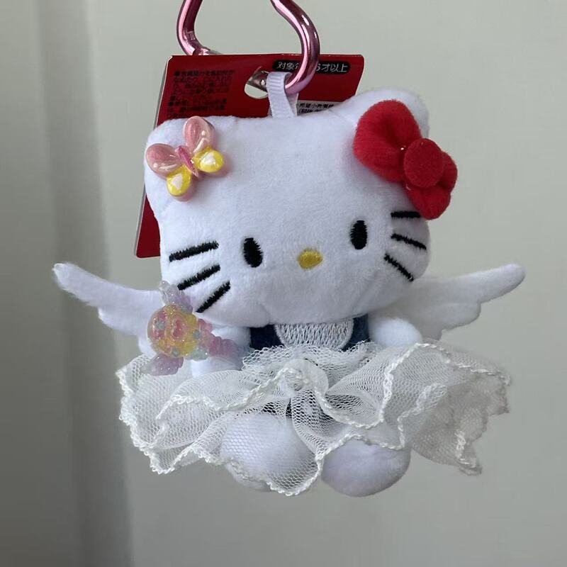 秋季新款格子礼帽kitty公仔钥匙扣星星挂件挂饰包包少女心可爱毛|undefined