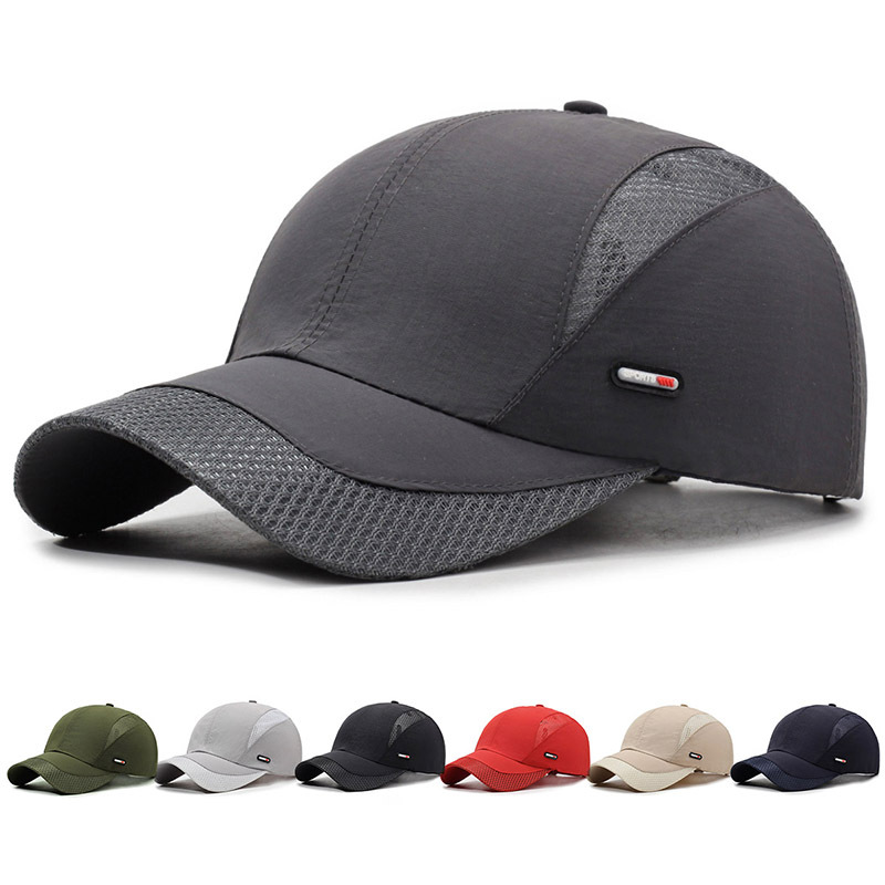 Summer Quick-dry Breathable Mesh Classic Versatile Baseball Spring Autumn Fashion Korean-style Duckbill Cap, Outdoor Hat_voghion.com