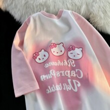 ��ϵ�ɰ���ͨ����t����Ůoversize�ļ��۷�chic��������ƴɫ����