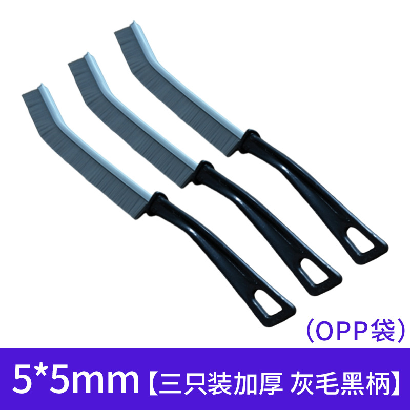 두꺼운 3팩, 회색 머리 및 검정색 손잡이