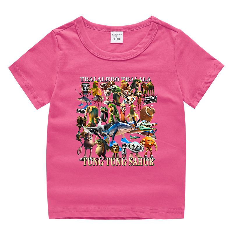 夏男の子服娘ラウンドネック Tシャツホットパンツ韓国風カジュアル半袖ボトムシャツスポーツ学生ショーツスーツ|undefined