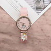 Brand fuchsia cute watch strap, pendant