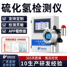 奕帆定制固定式硫化氢检测仪工业有毒报警四合一硫化氢浓度探测器