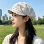 男女春夏薄款条纹贝雷帽