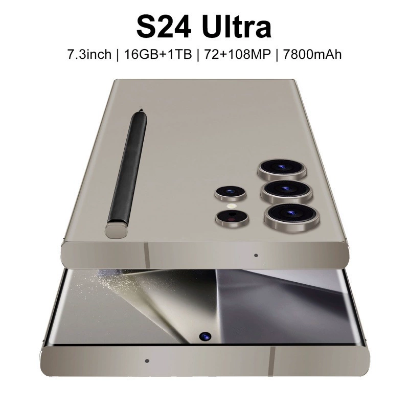(Кросс-бордерная торговля), S24, мобильный телефон, смартфон, 7.3 дюйма, 64 ГБ, поддержка всех сетевых стандартов