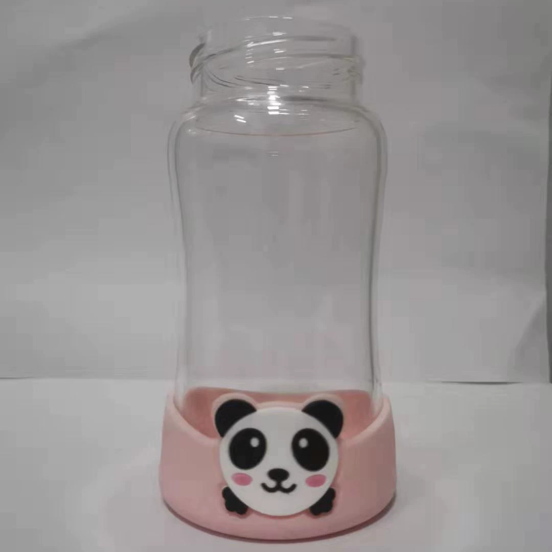 Нижняя подушка для детской бутылочки с рисунком, стеклянная чашка, основание стеклянной бутылки, нижняя подушка с широким горлышком