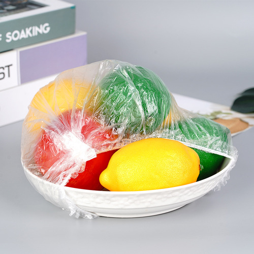 Strictly selected disposable food preservation film with teddy bear packaging, PE dust-proof dinner plate preservation cover, refrigerator anti-odor, large quantity wholesale
