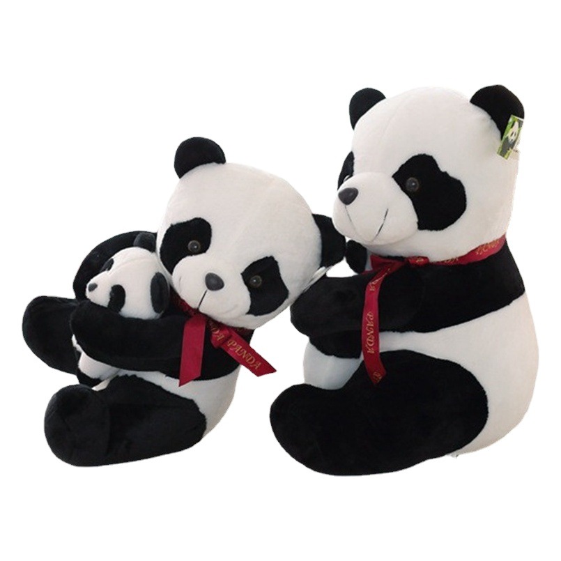 Nuevo padre-hijo Panda muñeca de peluche juguete abrazo Panda tamaño muñeca niño regalo de cumpleaños