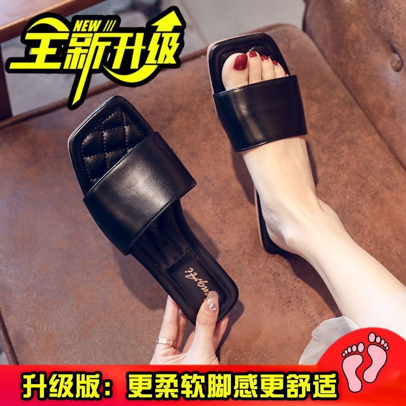 Women's Summer Outdoor Flat Slippers Trendy 2026 New Versatile Fashion Internet Celebrity Fairy-Style Soft Sole Cool Slippers