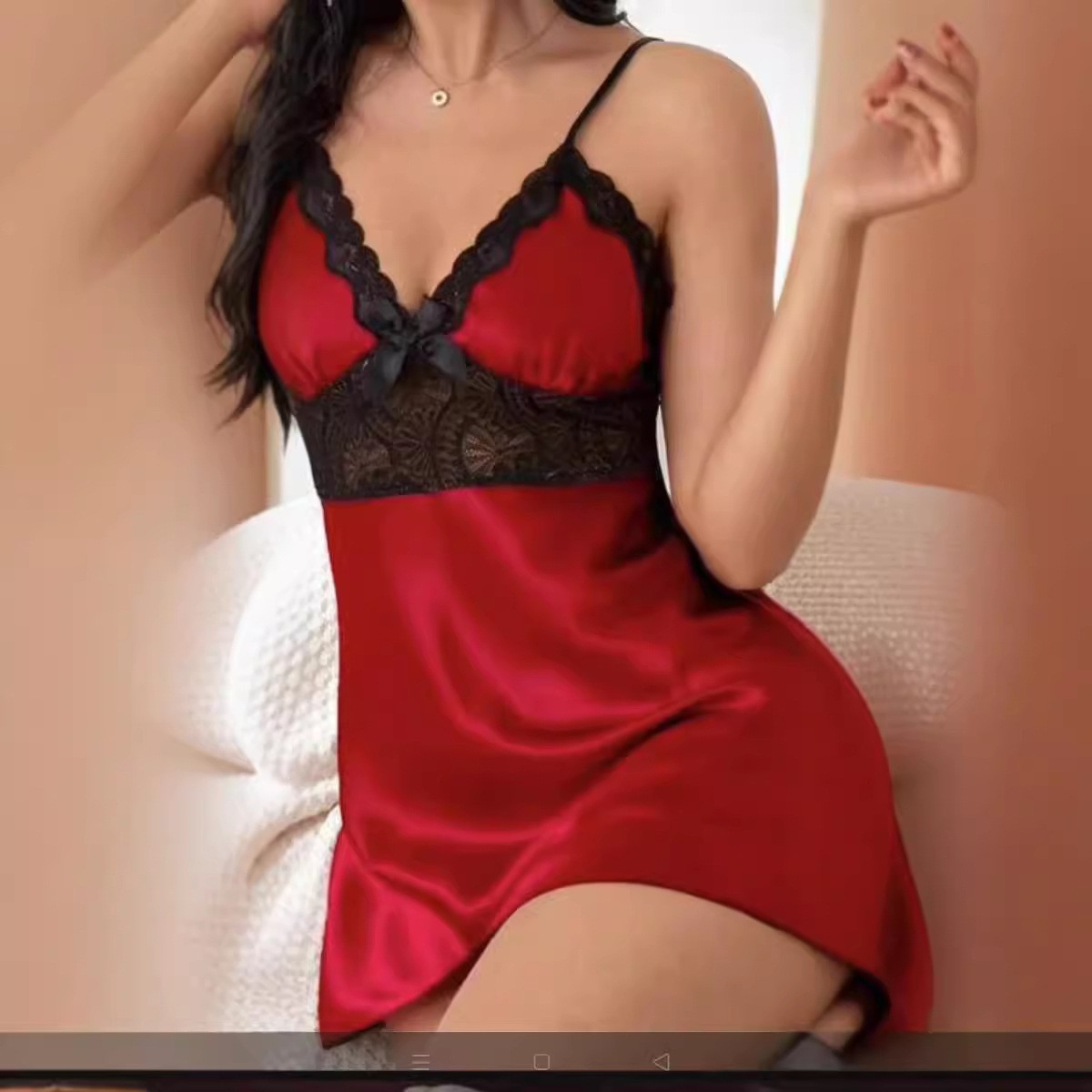 Cross-Border New Products European and American Amazon Fashion Pajamas Sexy Women's Suspender Skirts Fashionable Slim Underwear