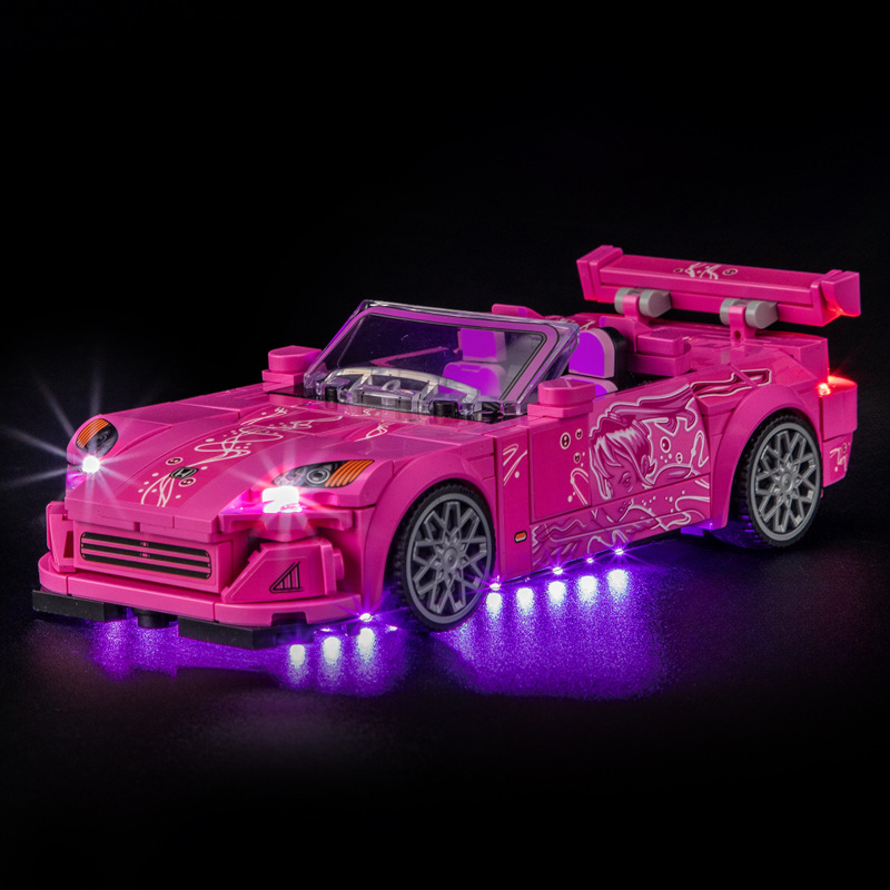 Yb Is Compatible with Lego 77241 Fast and Furious 2 Honda S2000 Led Lighting Toy Model Building Block Lighting