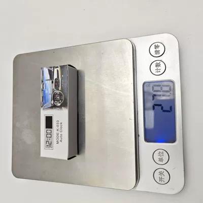 Suction Cup Electronic Clock for Display, Glass Time Display, Car Accessories, LCD Car Electronic Clock, Thermometer Display (Car thermometer) - k-033