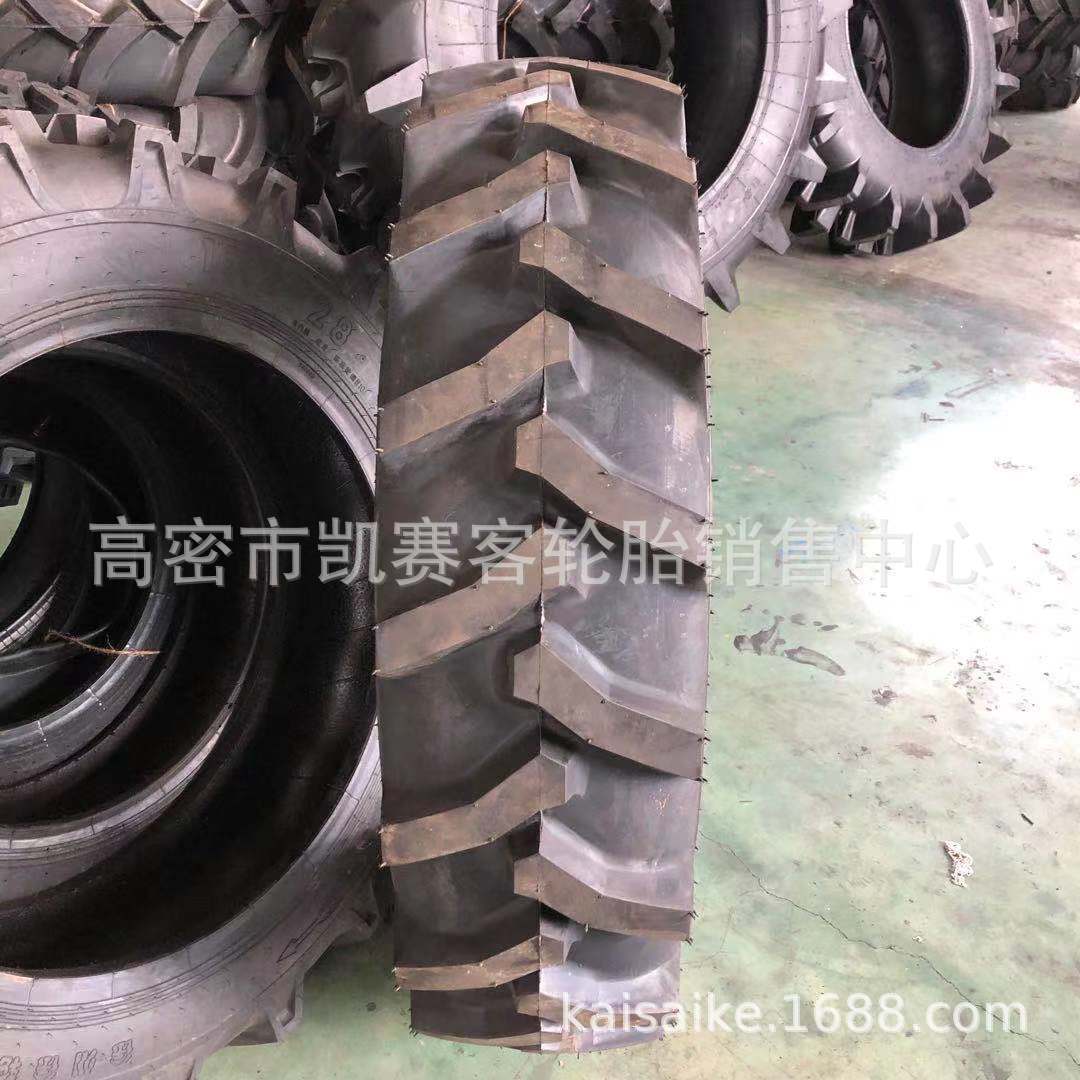 平纹人字轮胎12.4-28 拖拉机轮胎 14.9-28 12.4-24抗磨防晒橡胶