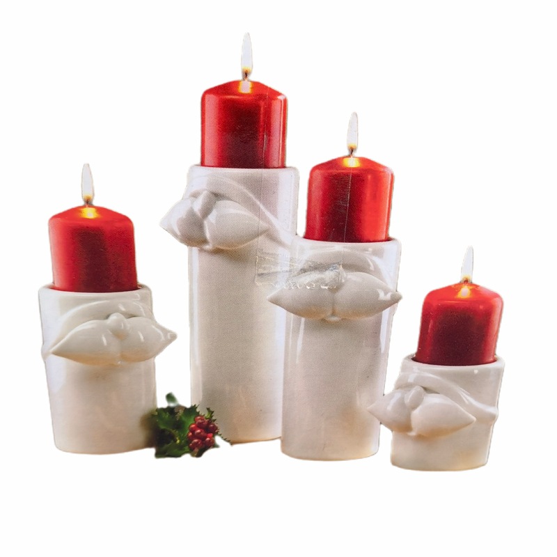 Creativo candelabro de cerámica decoración de 4 piezas conjunto de decoración de la boda con velas accesorios de la cena Nordic ins vela decoraciones
