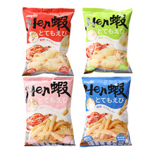 台湾原产津巧虾饼虾条 含35%虾肉膨化食品 便利店休闲零食批发55g