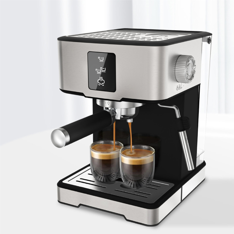 Cross-Border Household Fully Semi-Automatic Small Milk Frothing Steam 20Bar European, British, American and Italian Coffee Machine