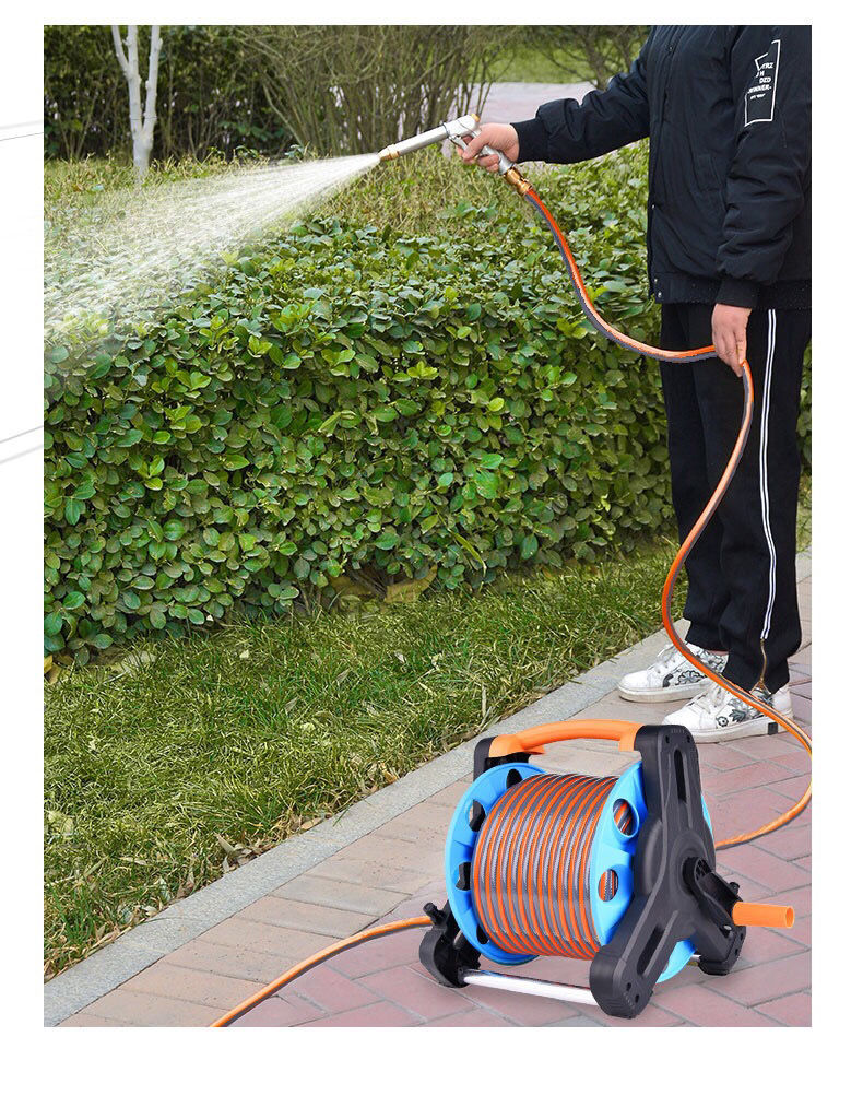 Car washing water gun high pressure household antifreeze explosion-proof water pipe washing water gun flower watering tool water pipe storage rack