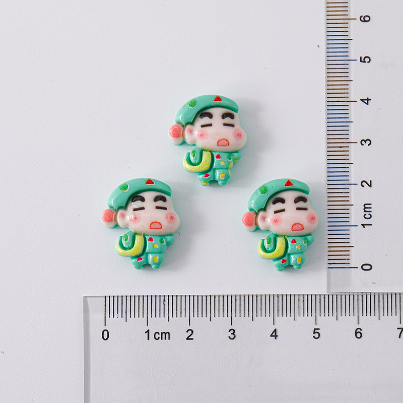 Estrella de dibujos animados DIY crema pegamento accesorios de resina teléfono móvil Shell material hecho a mano horquilla joyería de resina al por mayor